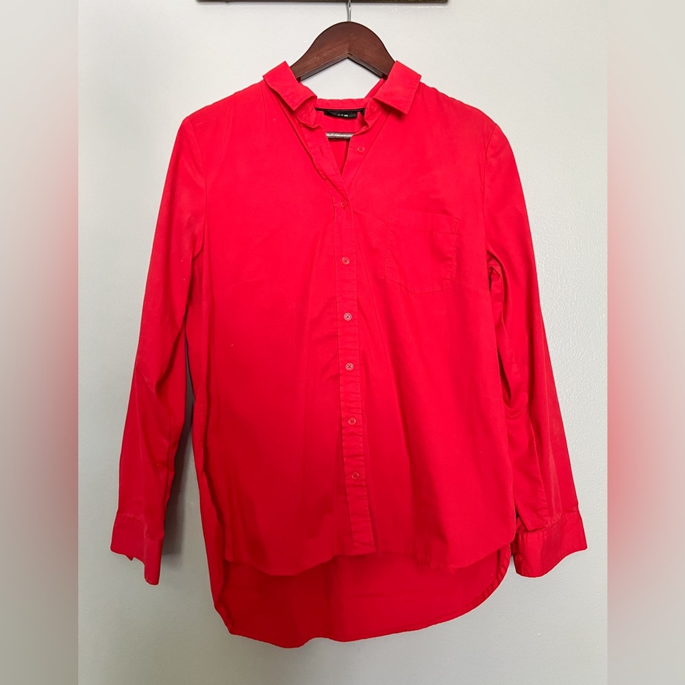 Apt 9 Women’s Red Button Down- M